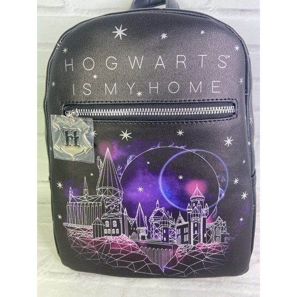 Bioworld Bags Harry Potter Hogwarts Is My Home Stars Faux Leather